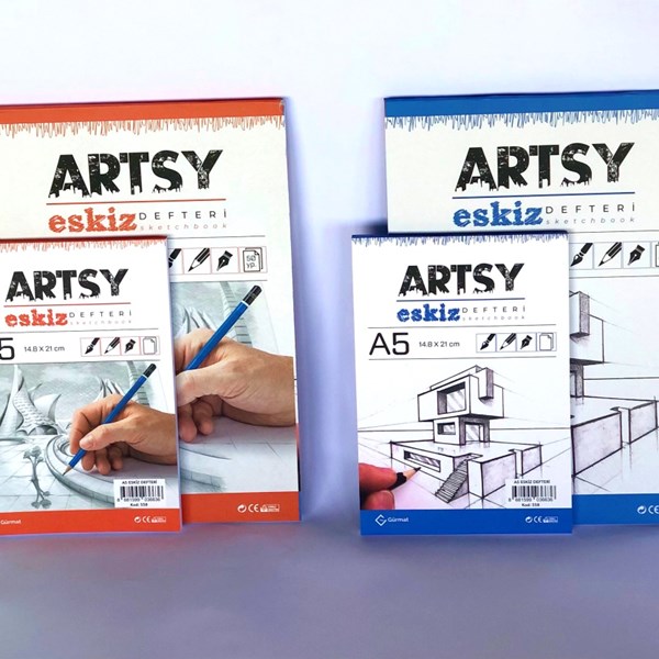 ARTSY 1. Hamur Ciltli Eskiz Defterleri, ARTSY 1. Hamur Ciltli Eskiz Defterleri