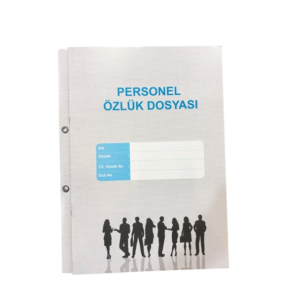 Karton Kapaklı Personel Özlük Dosyası, Karton Kapaklı Personel Özlük Dosyası